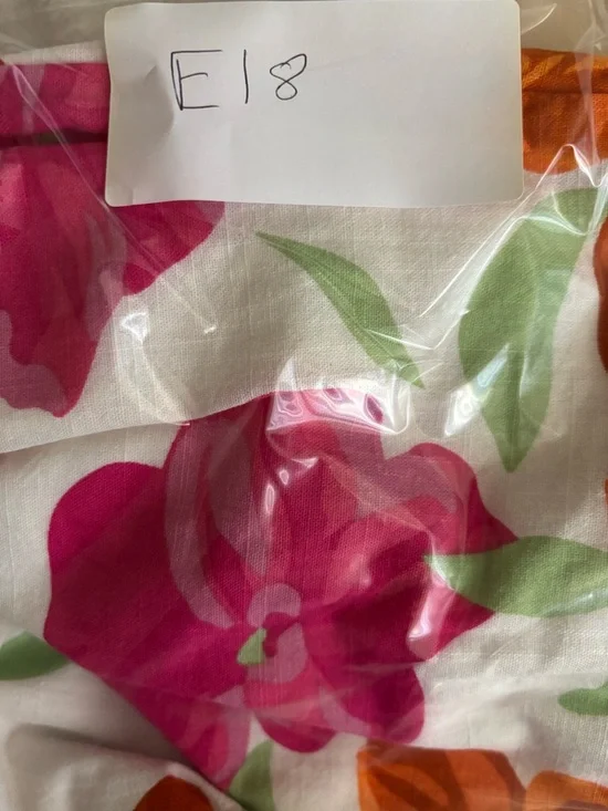 SABO Strapless Floral Mini Dress in White with Pink & Orange Blooms Size XS - Picture 11 of 15